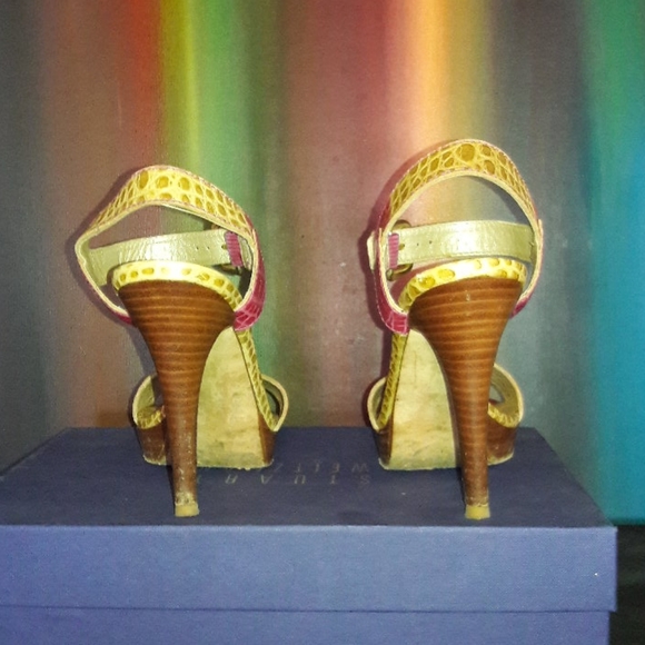 Stuart Weitzman Strutting platform sandals - Picture 4 of 8